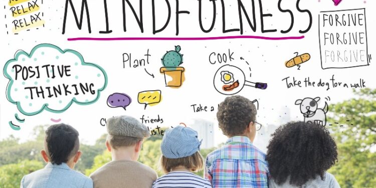 Digital wellness peace mind concept health knowledge review